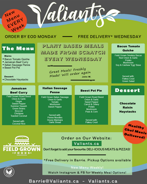 Plant-Based Weekly Meal Box With Dessert