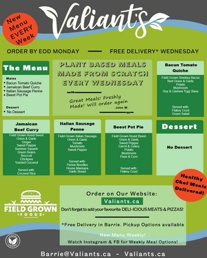 Plant-Based Weekly Meal Box NO Dessert